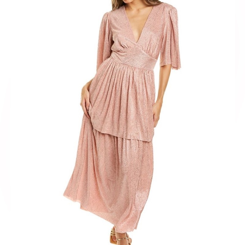 Sabina Musayev Blush Jewel Dress